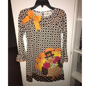 NWT- Girls Size 10 Thanksgivings Turkey Outfit